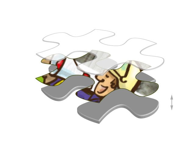 Puzzles de cartón para niños