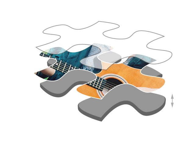 Grosor de las piezas del puzzle