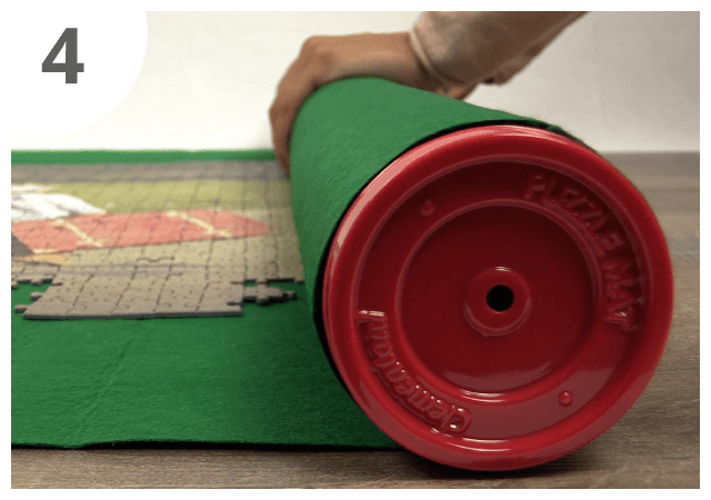 Enrolla la alfombrilla