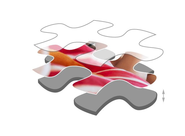 Grosor de las piezas del puzzle