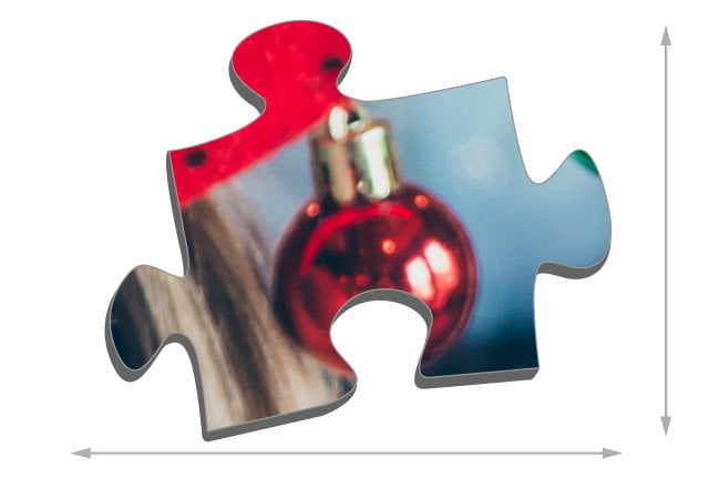 Tamaño de las piezas del puzzle