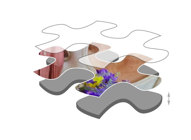 Grosor de las piezas del puzzle