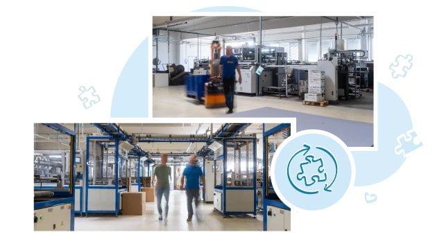 Para la producción de Puzzles en nuestro moderno edificio de producción, disponemos de la electricidad verde