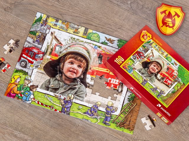 Puzzle del Cuerpo de Bomberos para niños