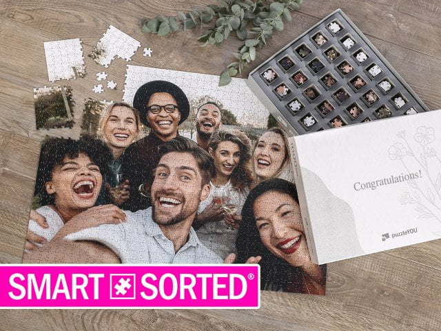 SMART SORTED® - el puzzle sorpresa para boda
